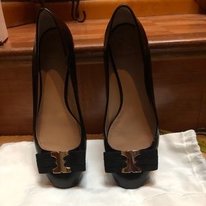 Tory Burch Gemini Link Bow Flats 71/2